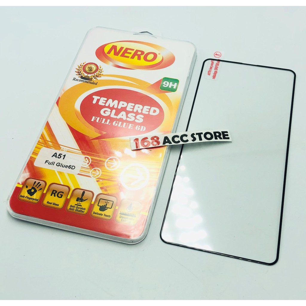 ฟิล์มกระจกนิรภัย FULL GLUE SAMSUNG A51 - FULL GLUE SAMSUNG A51