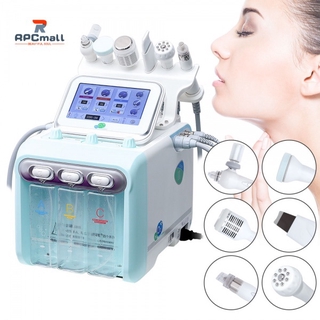 6 in 1 H2O2 Hydro Peel Microdermabrasion Hydra Blackhead acne Facial cleanser Beauty Salon Facial Hydrafacial Deep Cleaning RF Face