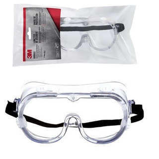 3M Chemical Splash and Impact Goggle Clear Lens 3M แว่นตานิรภัย กันสารเคมี