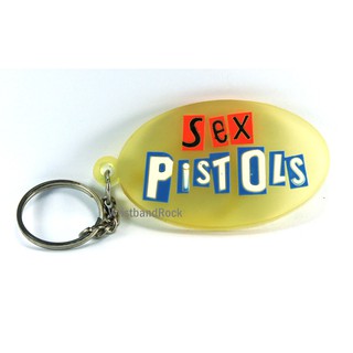 SEX PISTOLS พวงกุญแจ ยาง เท่ๆ  เซ็กซ์พิสทอลส์ อีโม ร็อค เมทัล  พร้อมส่ง SPL86