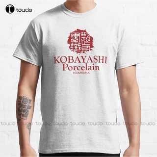 เสื้อยืดผ้าฝ้ายพิมพ์ลาย เสื้อยืด พิมพ์ลายนักกอล์ฟ Kobayashi Porcelain สไตล์คลาสสิก สําหรับผู้ชาย