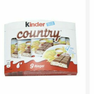 🔥แนะนำ!! Kinder Country Chocolate ช็อคโกแลต 211กรัม คุณภาพระดับพรีเมี่ยม