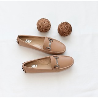 Soulmate Shoes รองเท้าหนังแท้ Angelic Mate in Latte Brown