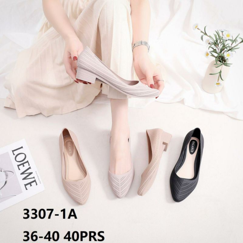 รองเท้าบัลเล่ต์เจลลี่นําเข้าสําหรับผู้หญิง 3307-1A