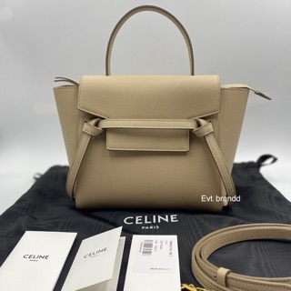 Used like very newwww celine nano beltbag light taupe y.19