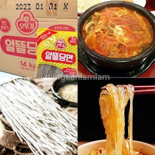 วุ้นเส้นเกาหลี ทังมยอน เส้นกลม/เส้นแบน แบ่งขาย 500g / 1Kg ทำเมนู #จับเช #japchae อาหารเกาหลี