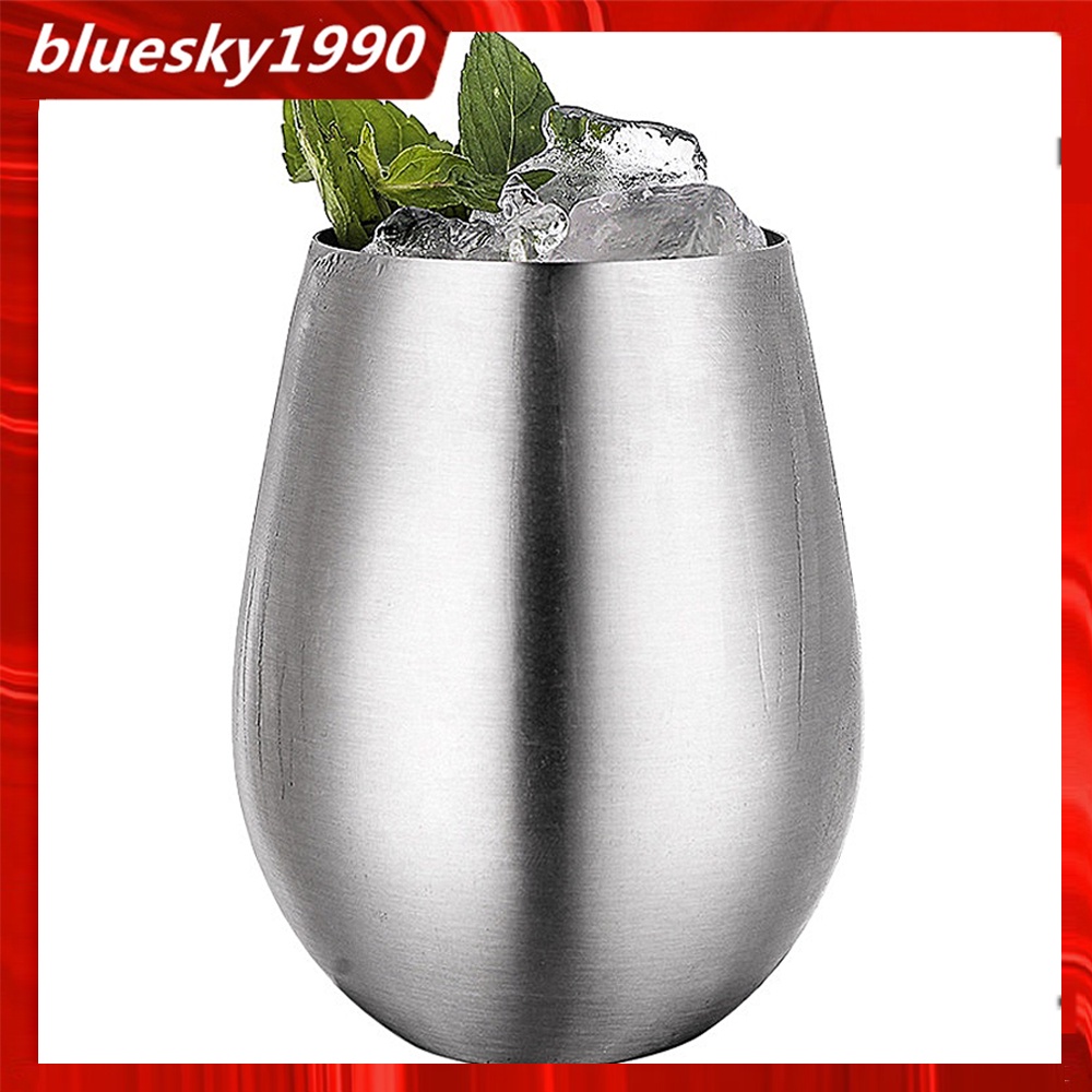 304 สแตนเลสแก้วไวน์เบียร์ ถ้วยค็อกเทล (550 ซีซี)