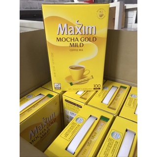 กาแฟเกาหลี maxim mocha gold mild/white gold 100T/1box กาแฟสุดฮิตเกาหลี หอมกลมกล่อม จากเกาหลี 100%