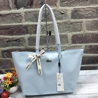 💕 Lacoste Large Zip Tote Bag Long Handle