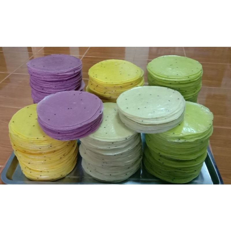 20แผ่น ข้าวโป่งแผ่นใหญ่