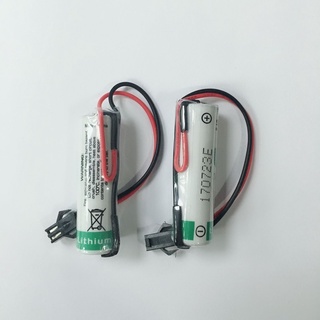 ถูกสุด! LS14500 Saft LS-14500 AA 3.6V Lithium Battery  มีแจ็คดำ