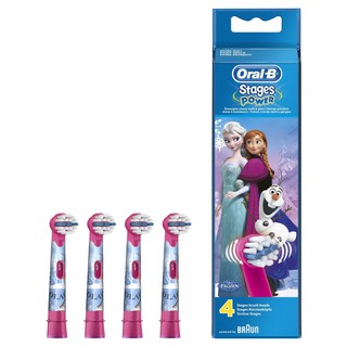 Oral-B Braun Stages Power Disney Frozen EB10 Replacement Brush Head (kids) 4pcs