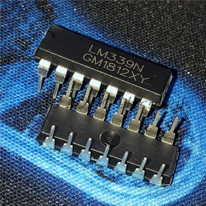 10 ชิ้น/ล็อต LM339N DIP14 LM339 DIP 339N DIP-14 Quad Single Supply Comparators ใหม่และ IC