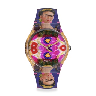 Swatch นาฬิกาผู้หญิง THE FRAME, BY FRIDA KAHLO รุ่น SUOZ341