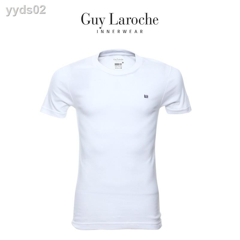 ﹊◘▬GUY LAROCHE BODY FIT เสื้อยืด Guy Laroche ผู้ชาย T-Shirt ( มี 3 โทนสีสุภาพ )(JVU2423R8)