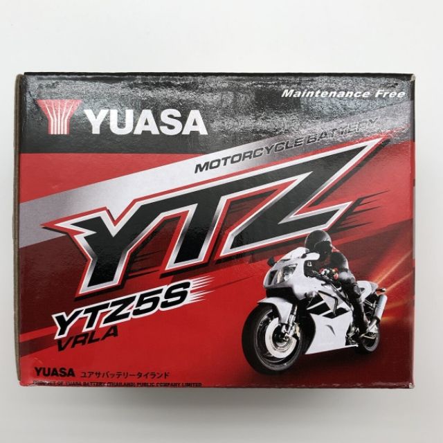 ลดราคา แบตเตอรี่แห้ง YTZ5S/YUASA #ค้นหาเพิ่มเติม ยางอุดสลัก ปะเก็นปั้มน้ำ ข้อต่อโซ่ ขั้วไฟหน้า บู๊ชหม้อกรอง