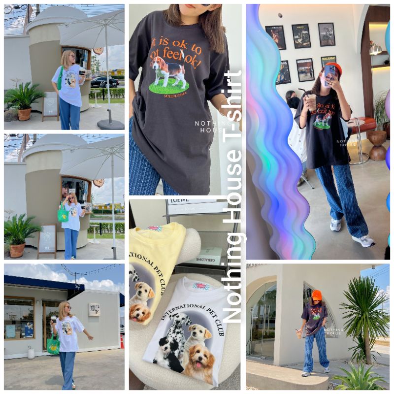 Nothing_House_cotton-tee🐶เสื้อยืดสุดปังน่ารัก
