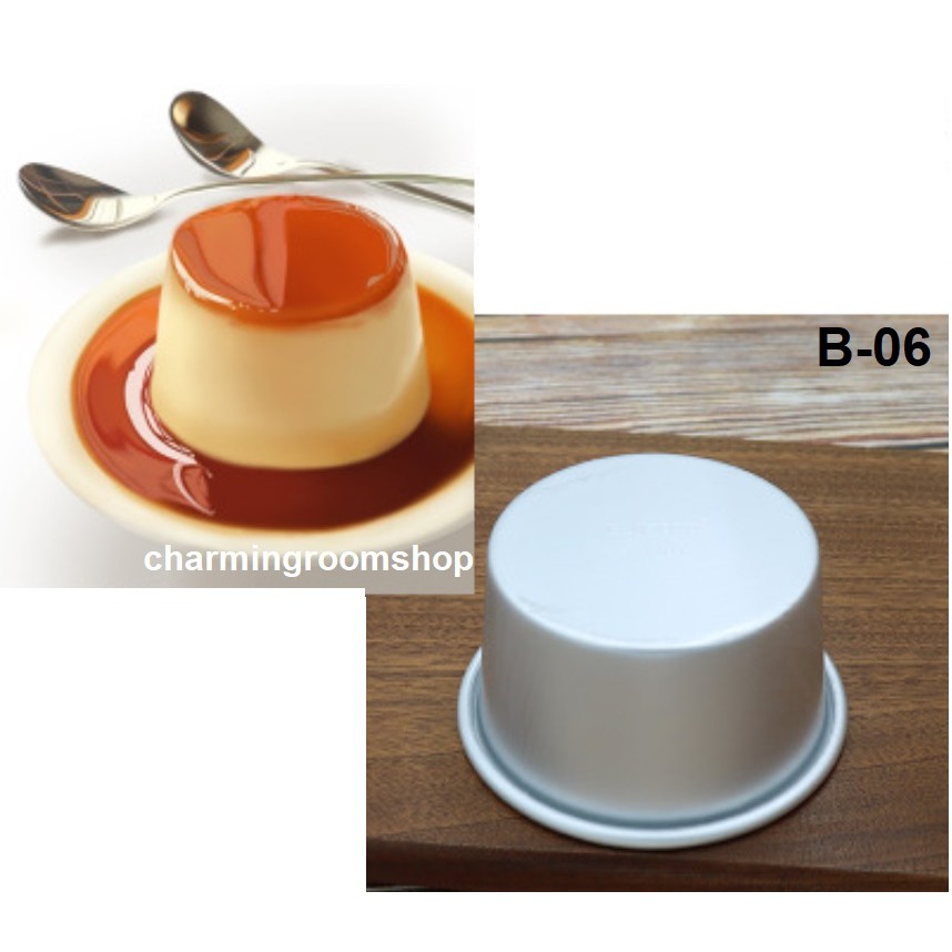 พิมพ์ขันข้าว พิมพ์เค้กมินิ พิมพ์พุดดิ้ง (B06) อลูมิเนียมคุณภาพ ไม่เป็นสนิม ไม่มีกลิ่น