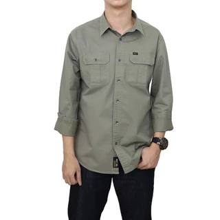 ฺBOVY SHIRT เสื้อเชิ้ตสลิมแขนยาว ทรงสวย เท่ห์มีสไตล์ หลากสี-BBS33871