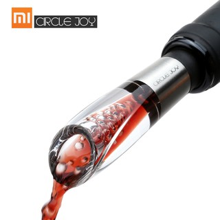 A&amp;D Xiaomi CIRCLE JOY Fast Wine Decanter Stainless Steel Wine Pouring Tools Mini