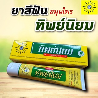 NS (1หลอด ) ยาสีฟัน ทิพย์นิยม ลดคราบบุหรี่ หินปูน Thipniyom 160 กรัม (1หลอด)