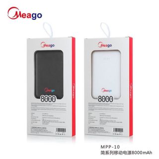 แบตสำรอง power bank ยี่ห้อ meago mpp-10 8000mah