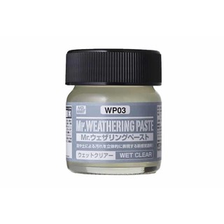 WP03 Mr. WEATHERING PASTE WET CLEAR (เอฟเฟคพื้นผิวเปียกน้ำ)