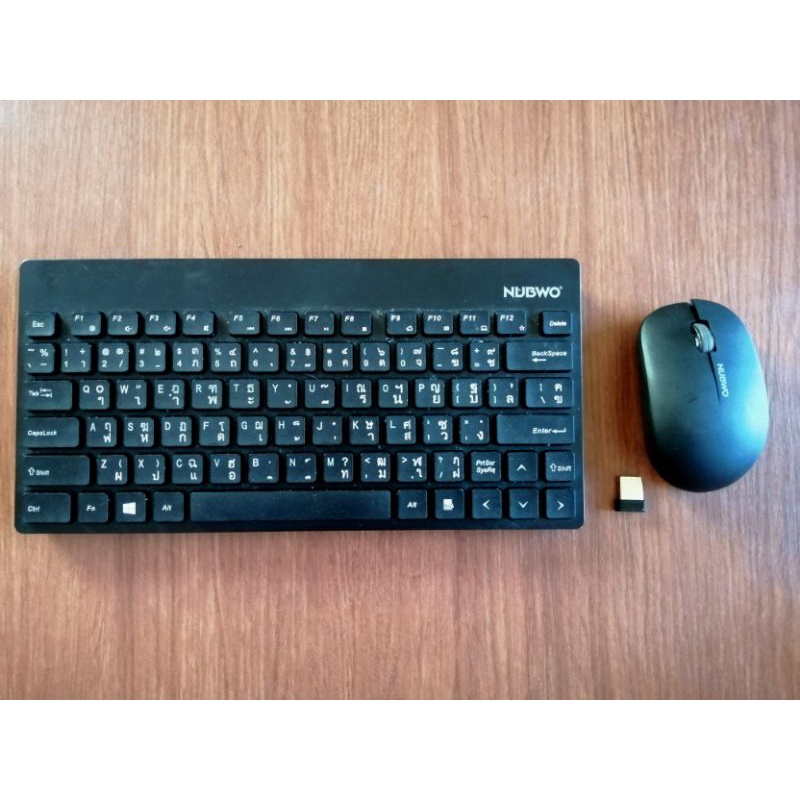 Nubwo NKM-624 Keyboard+Mouse Wireless Mini Stella มือสอง