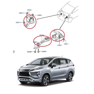 Doctor Car ยางแท่นเครื่อง + ยางแท่นเกียร์ ครบชุด 3 ชิ้น มิตซูบิชิ เอกเพนเดอ เอ็กซ์แพนเดอร์ Mitsubishi Xpander 2018-2023