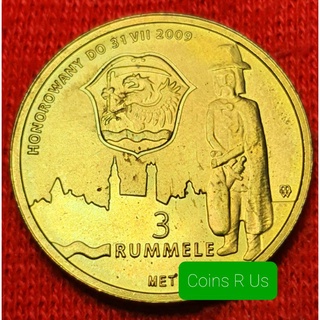 เหรียญต่างประเทศ Token โปแลนด์ หายาก 3 Rummele Miastko ขนาด 22 มม.ผ่านใช้น่าสะสม