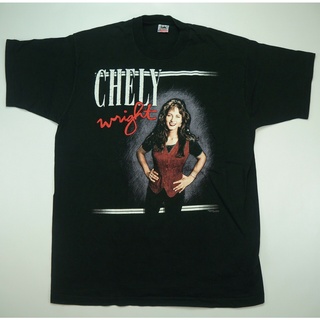 [S-5XL] ใหม่ล่าสุด เสื้อยืดลําลอง แขนสั้น คอกลม พิมพ์ลาย Chely Wright 1994 Tour Single Stitch 2 ด้าน สําหรับผู้ชาย