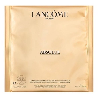 มาส์ก Lancome Absolue Golden Regenerating Cream Mask 15g. 1pcs.