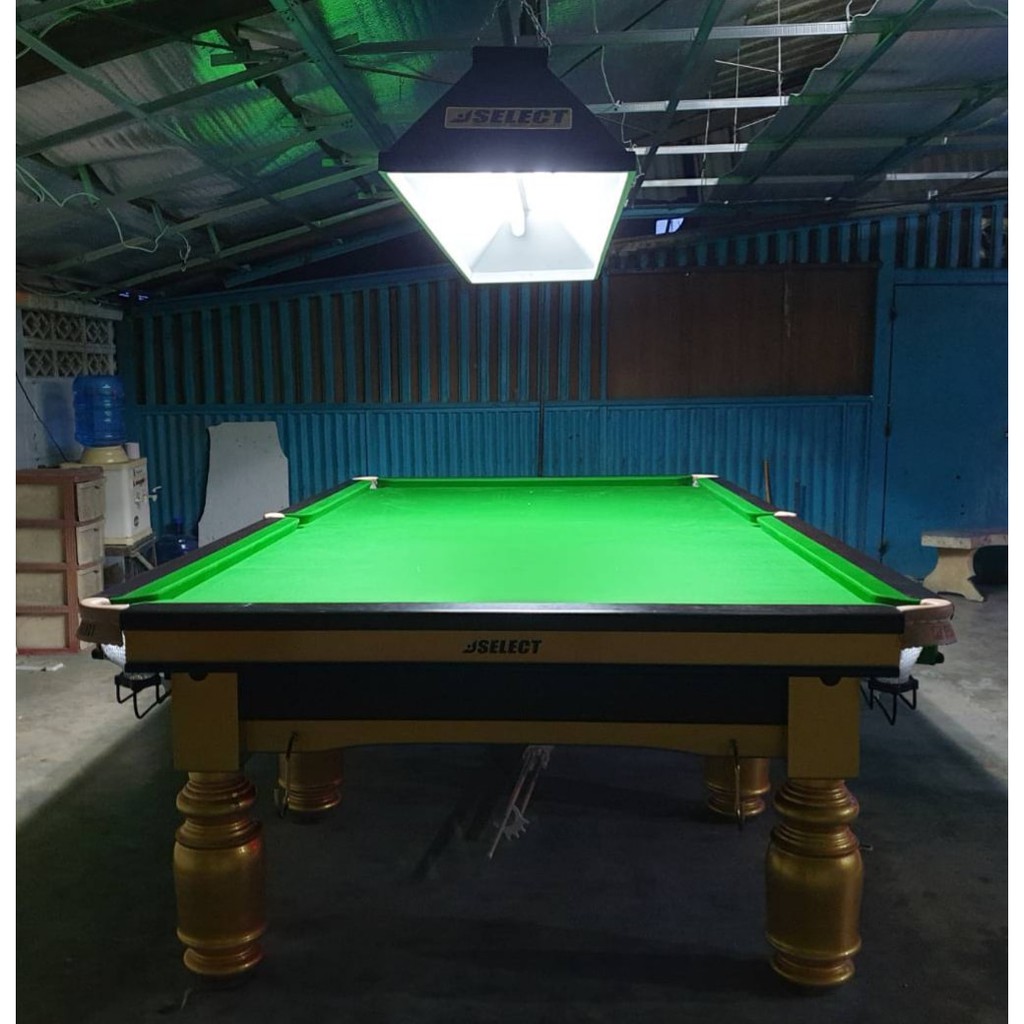 Select Snooker โต๊ะสนุกเกอร์ ขนาด 5 * 10 หินชนวนนอก ขาสีทองท็อปโกลด์ Gold