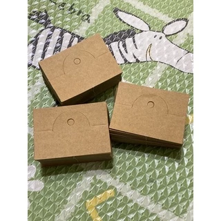 หัวกระดาษ ช้าง ไทย ติด หัวถุง สีน้ำตาล ขนาด 6.5 × 5 เซนติเมตร 1 ก้อนมี 100 ใบ