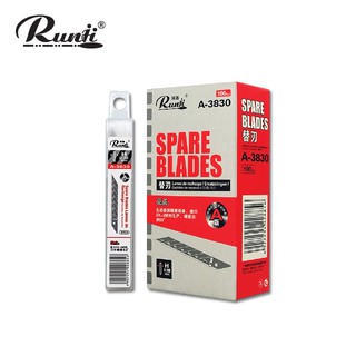 RUNJI ใบมีดคัตเตอร์ 9mm (BLADE) 1 หลอด