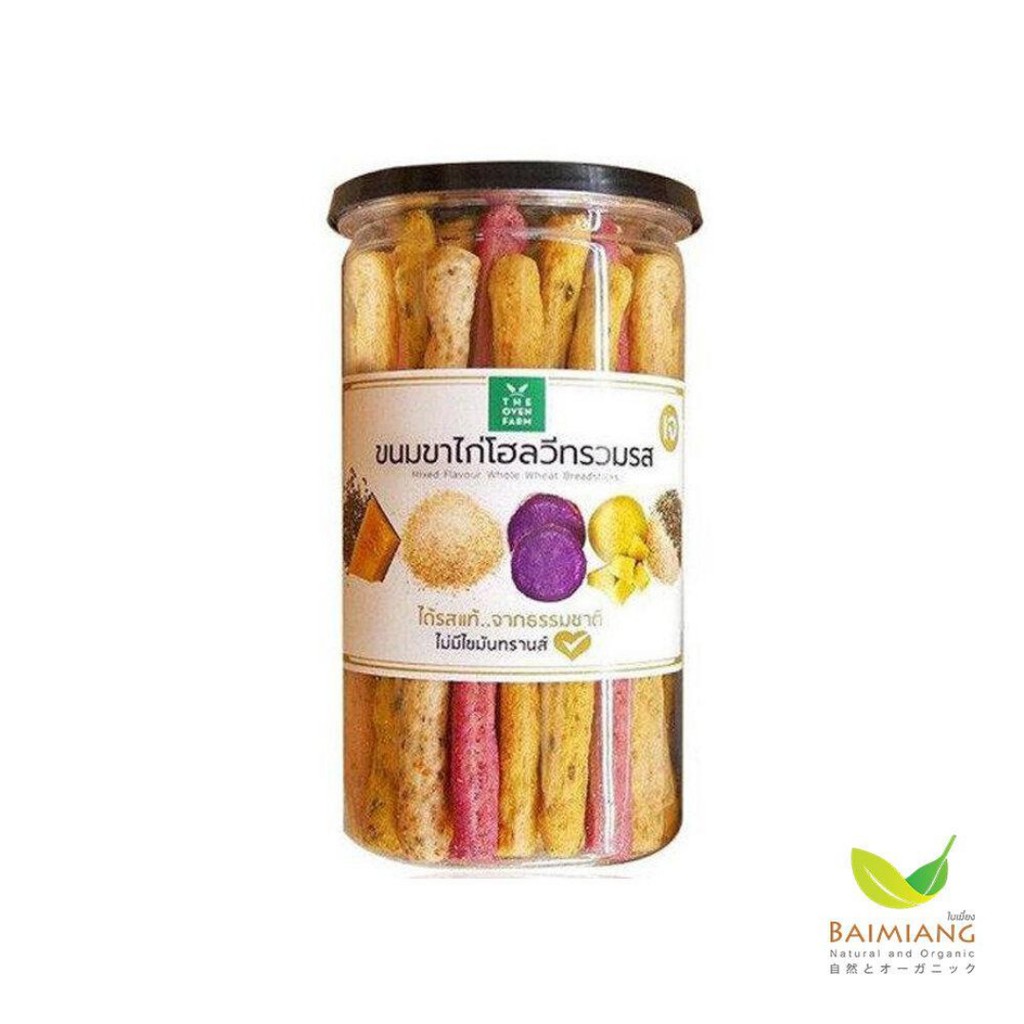 The Oven Farm ขนมขาไก่โฮลวีทรวมรส ขนาด 160 กรัม (03021)