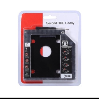 🚀ส่งเร็ว🚀 Tray SATA HDD SSD Enclosure Hard Drive Caddy Case 9.5 12.7 mm Second HDD Candy Laptop Notebookถาดแปลง