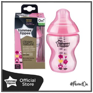 ขวดนม Tommee Tippee ทอมมี่ ทิปปี้ รุ่น Closer to Nature Award Winning ขนาด 9oz สีชมพู