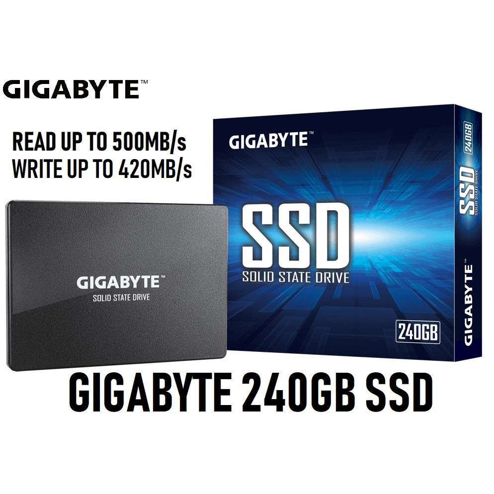240GB SSD (เอสเอสดี) GIGABYTE (GP-GSTFS31240GNTD) Warranty 3 - Y