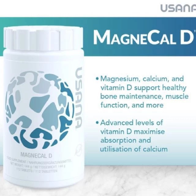 Usana Magnecal D PLUS (112 เม็ด) ผลิตภัณฑ์เสริมอาหาร 5.0 [EXP 09/2022]