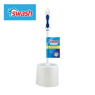 SWASH Toilet Brush Set สวอช แปรงขัดชักโครกแบบกลมพร้อมที่เก็บ ขัดห้องน้ำ