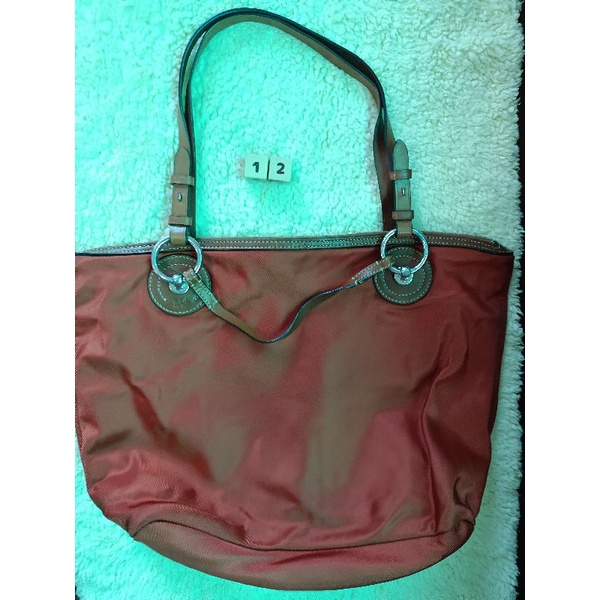 กระเป๋าสะพายข้างสีส้มralphlauren