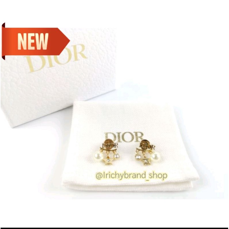 ✨รุ่นสุดฮิต  New Dior earrings​ ของแท้ 100%