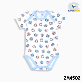 Zuper Mom บอดี้สูทเด็กอ่อน แขนสั้น-ขาเว้า ชุดเด็กแรกเกิด เสื้อผ้าเด็กอ่อน ผ้า cotton 100% สำหรับเด็ก 0-12 เดือน