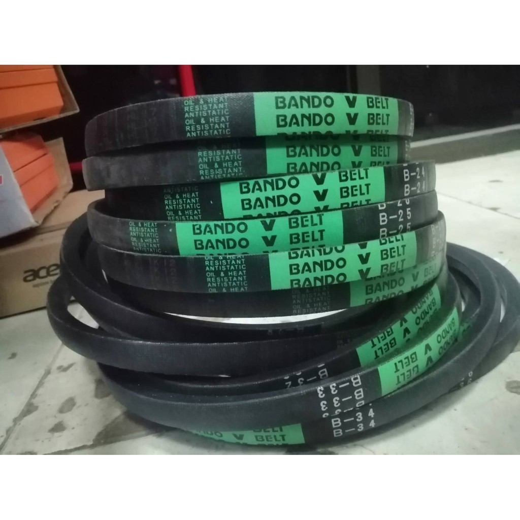 BANDO สายพาน BANDO สายพานเครื่องจักรขนาดเล็ก หน้ากว้าง 17 มม. B22-B36 !!!แท้100%!!!