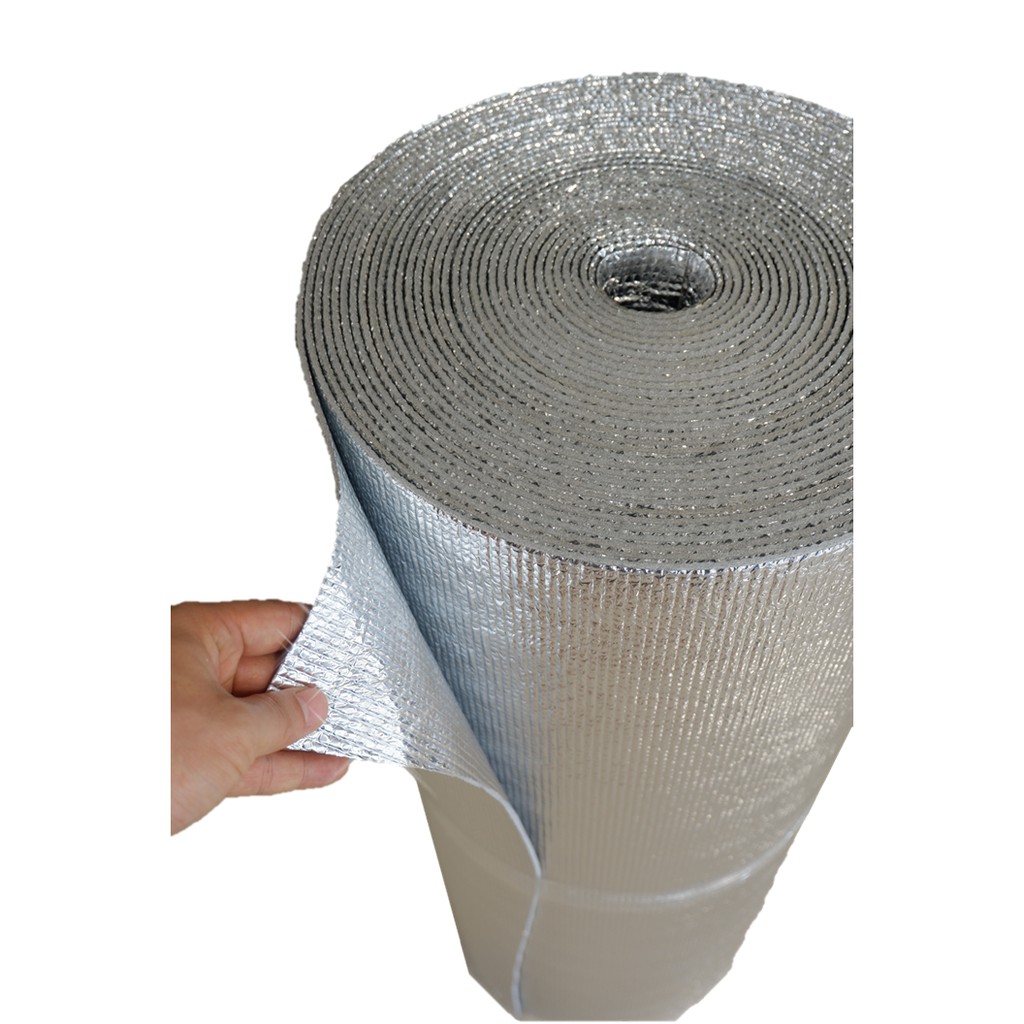 ฉนวนพีอีเคลือบฟอยล์.ฟอยล์2ด้าน.หนา2mm.กว้าง90cm.ยาว5-20m.เลือกความยาวได้ Insulation Epe Foam 2 sides 2mm.90cm.5-20m.