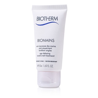 BIOTHERM - บำรุงมือและเล็บชะลอวัย Biomains  - กันน้ำ