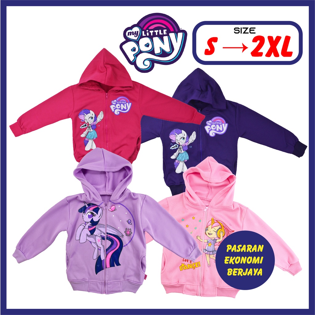 เสื้อแจ็คเก็ตบิกินี่ PONY JAKET BUDAK KANAK-KANK CARTOON CHILDREN SWEATER แฟชั่นเด็ก ANAK PEREMPUAN 
