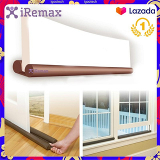 iRemax ที่กั้นใต้ประตูกันลมเข้า Twin Door Draft Dodger Guard Stopper Protector Under Door DraughtExcluder