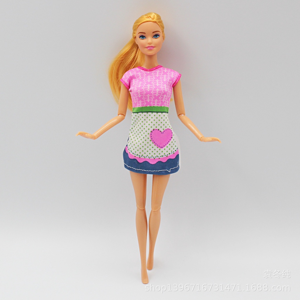 [DIY] เสื้อผ้าตุ๊กตาบาร์บี้ 30 ซม. ชุดแฟชั่น กระโปรงเปิดประทุน หลายเสื้อผ้า ของเล่นเด็กผู้หญิง - รูปที่ 4